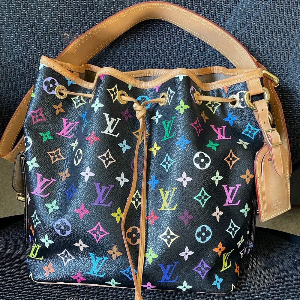 Louis Vuitton Petit Noe - Multicolor Black/Noir